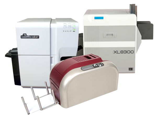 Oversized ID card printers