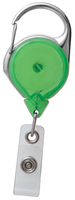 Translucent carabiner badge reel