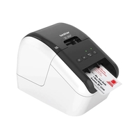 Visitor badge label printer