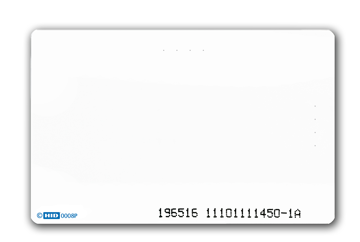 HID ISOProx II proximity card