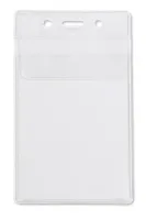 Vertical Badge Holder with Fold-Over Flap