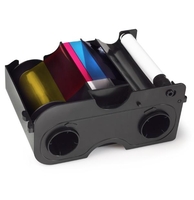 Fargo C50, DTC1000, DTC1250e Half Panel Color Ribbon YCMKO - 350 prints