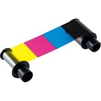 Fargo DTC4500e, DTC4500 Half Panel Color Ribbon YCMKO - 850 prints