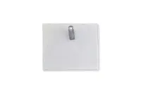Horizontal Badge Holder - Clip-On, X-Large Convention Size
