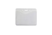 Premium Vinyl 2-Pocket Holder with Slot and Chain Holes
