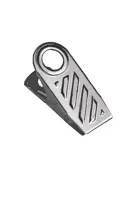 Ribbed Faced Clip With One Hole