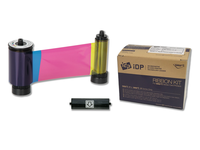 IDP Smart-31 & Smart-51 YMCKO Full-color ribbon with cleaning roller - 250 cards/roll