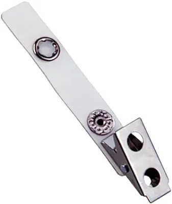 Reinforced Vinyl Strap Clip with 2-Hole NPS Clip